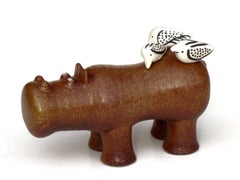 1970 Lisa Larson Gustavsberg Suède Zoo Figure Poterie Scandinave