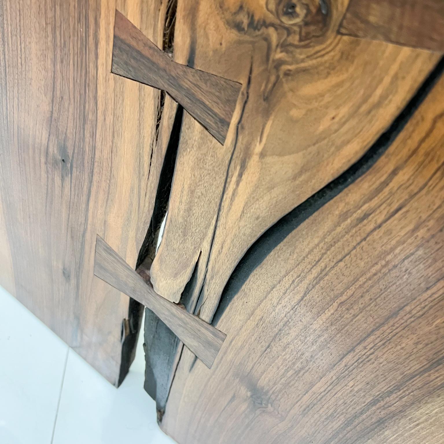 1970s Live Edge Walnut Waterfall Desk Inspiration George Nakashima 4