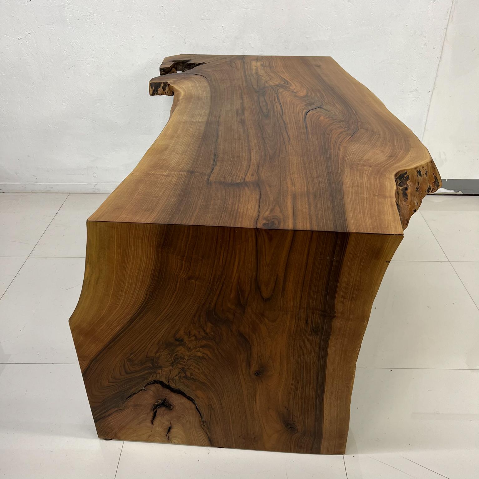 waterfall wood desk