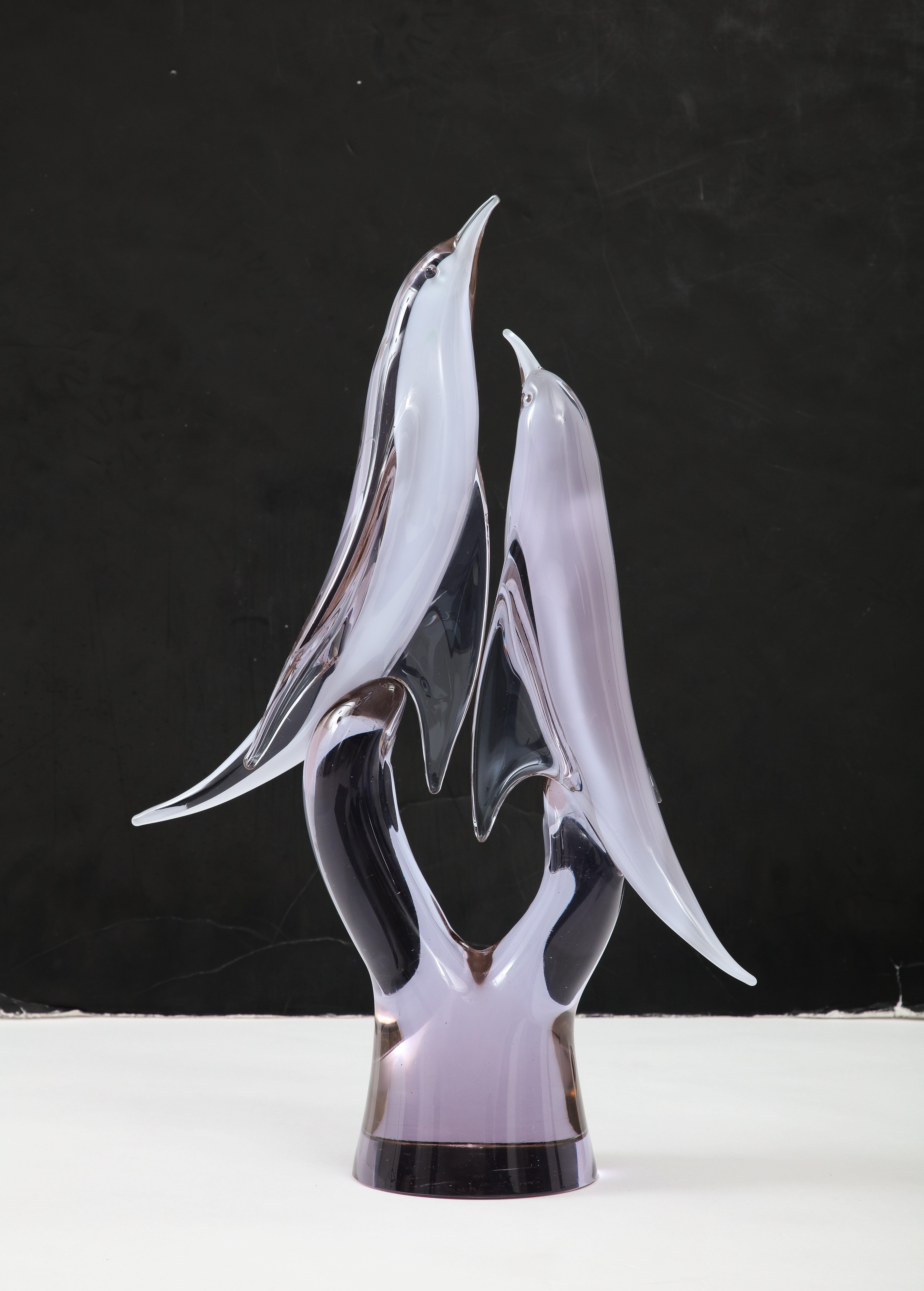 1970's Livio Seguso Glass Bird Sculpture For Sale 5