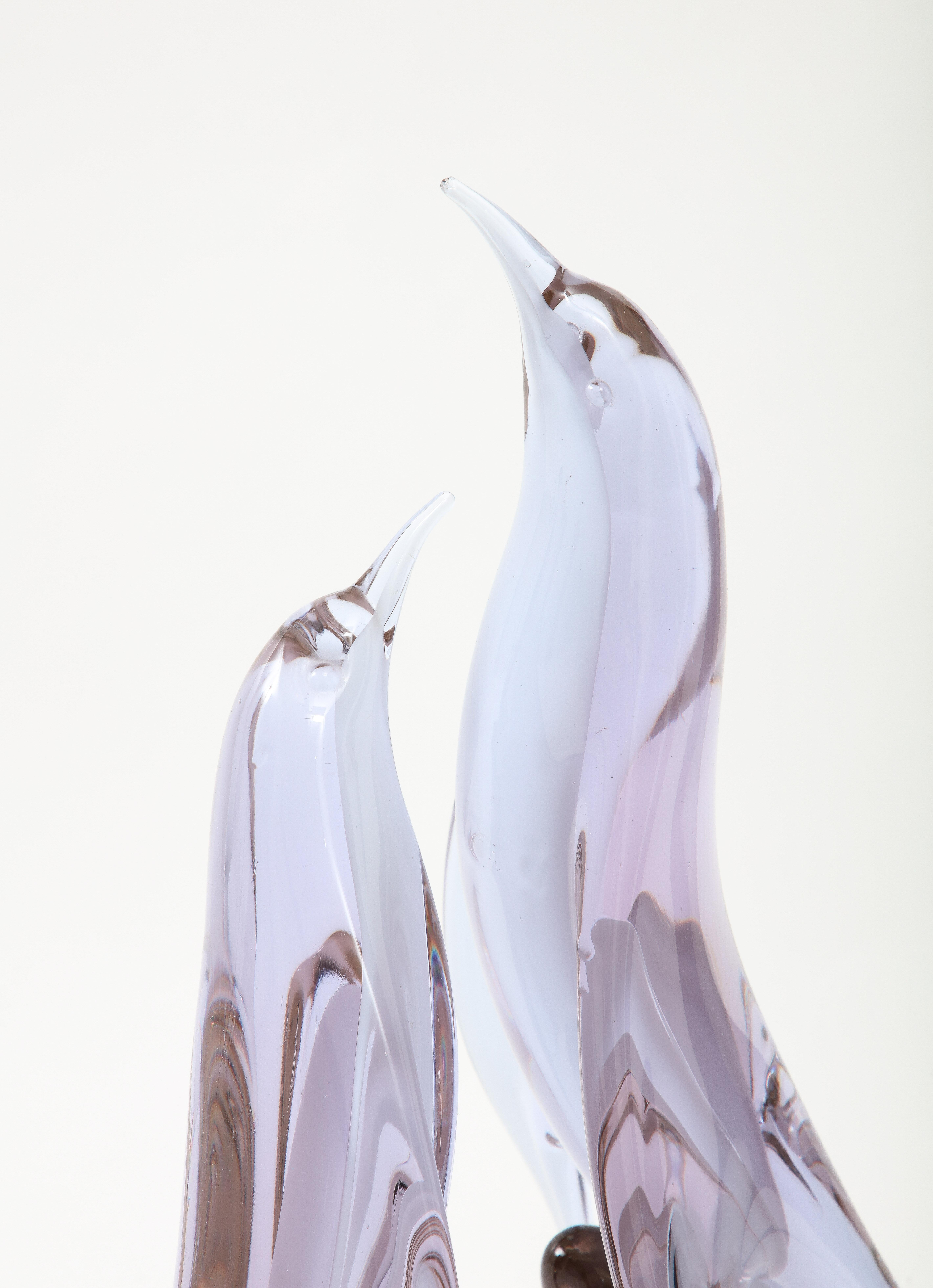 1970's Livio Seguso Glass Bird Sculpture For Sale 6