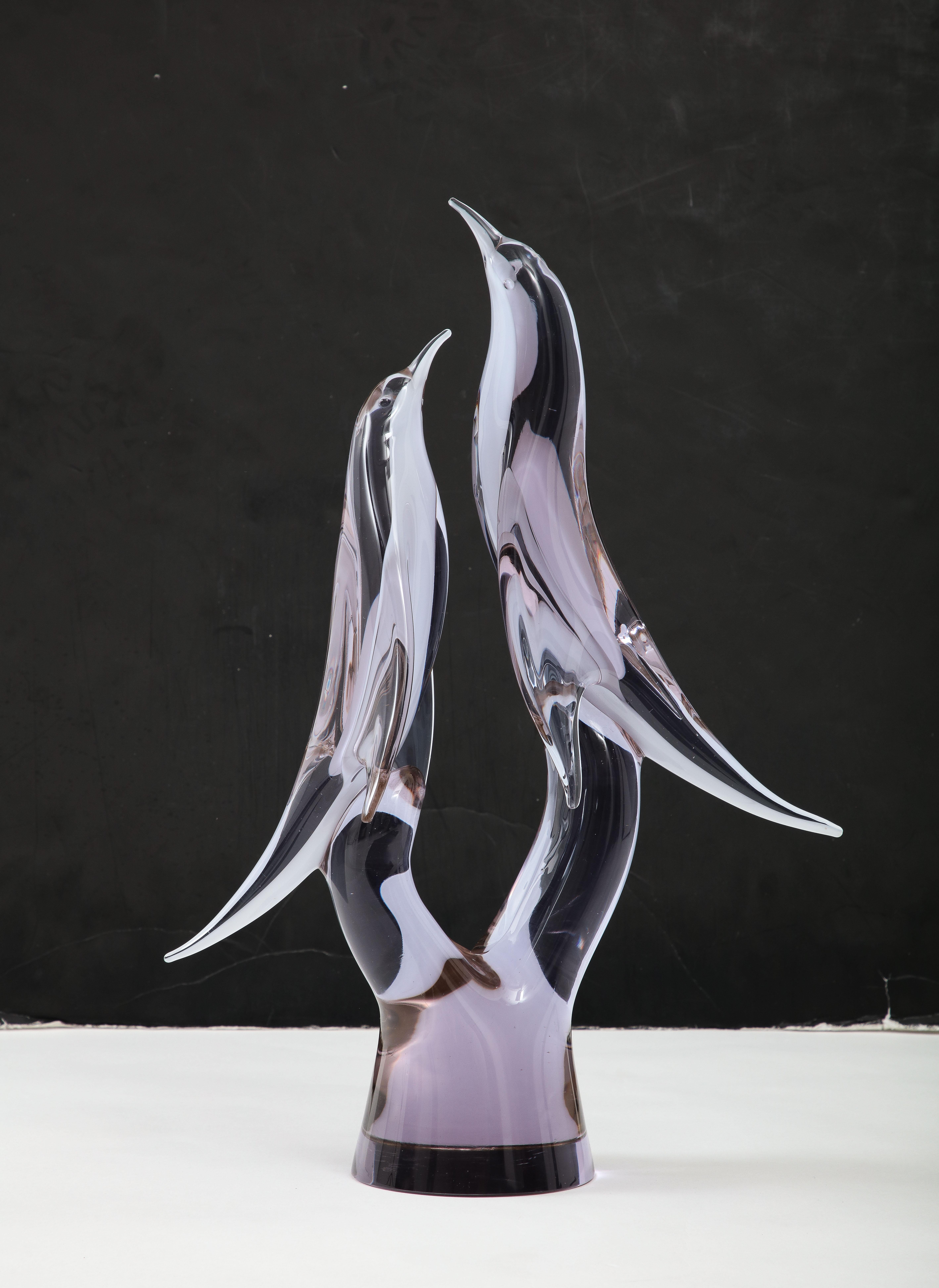 1970's Livio Seguso Glass Bird Sculpture For Sale 9