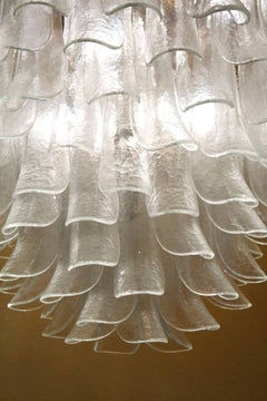 1970s 'Lotus' Chandelier by Murano