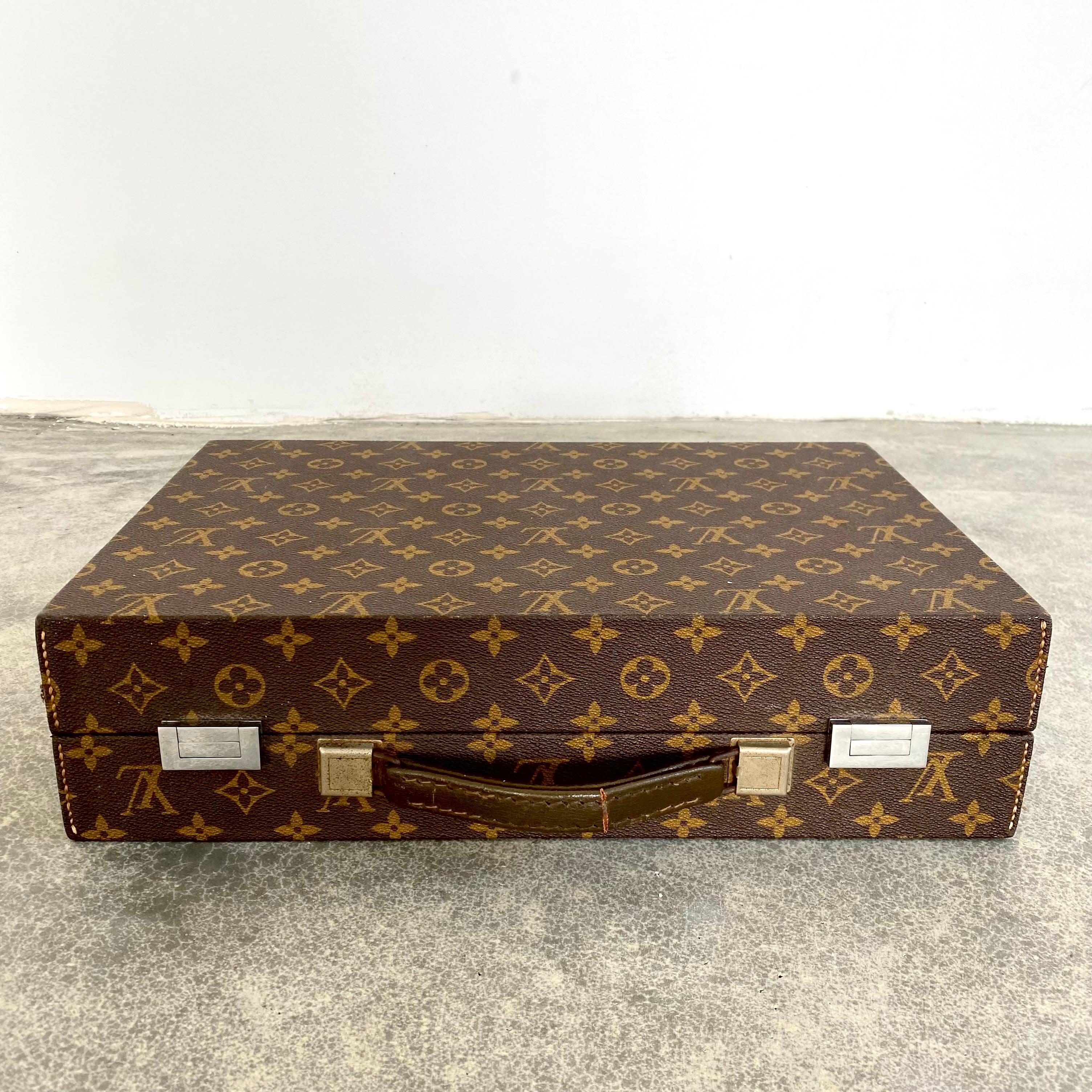 French 1970s Louis Vuitton Backgammon Briefcase
