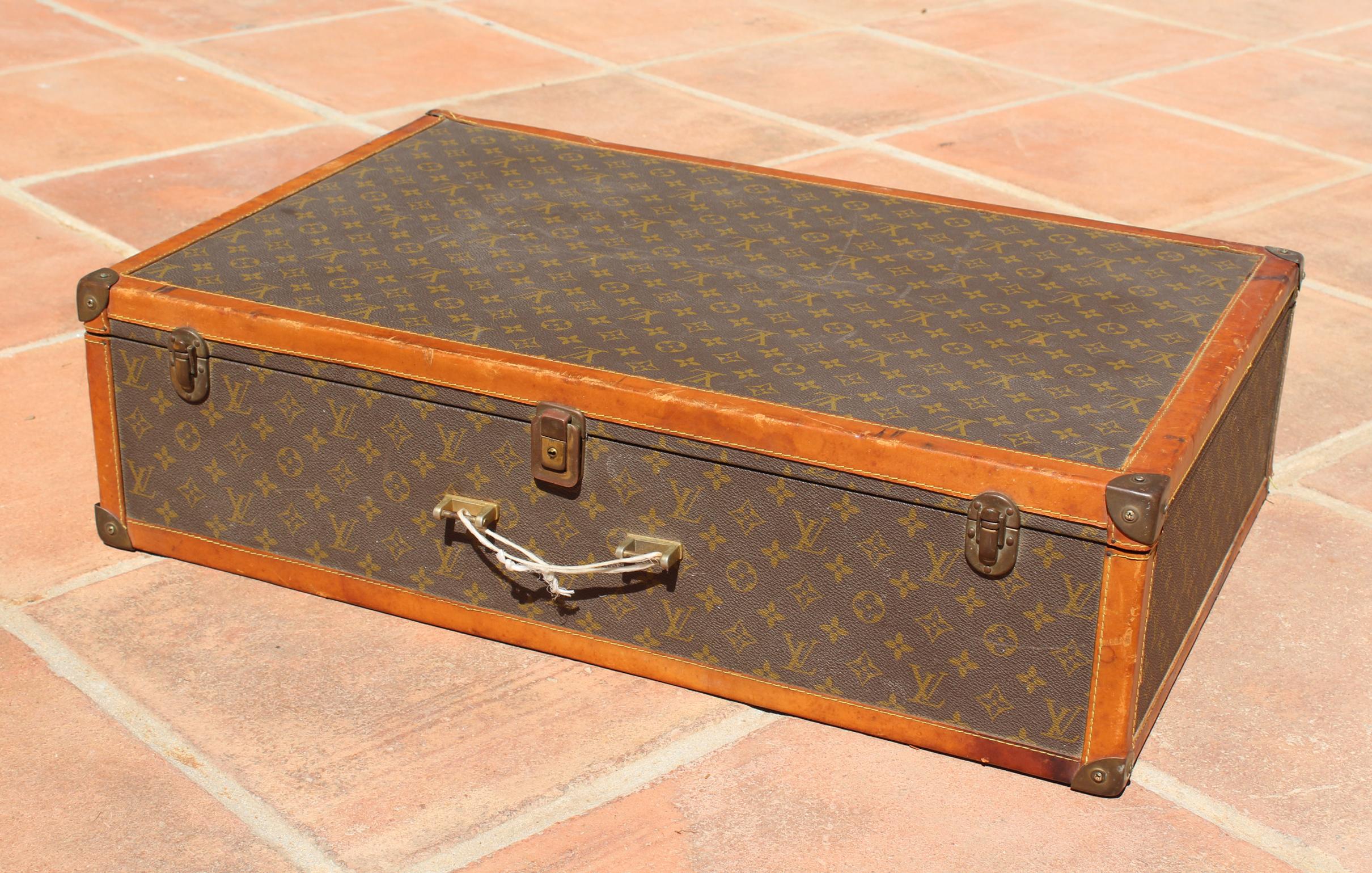 1970s Louis Vuitton trunk suitcase.