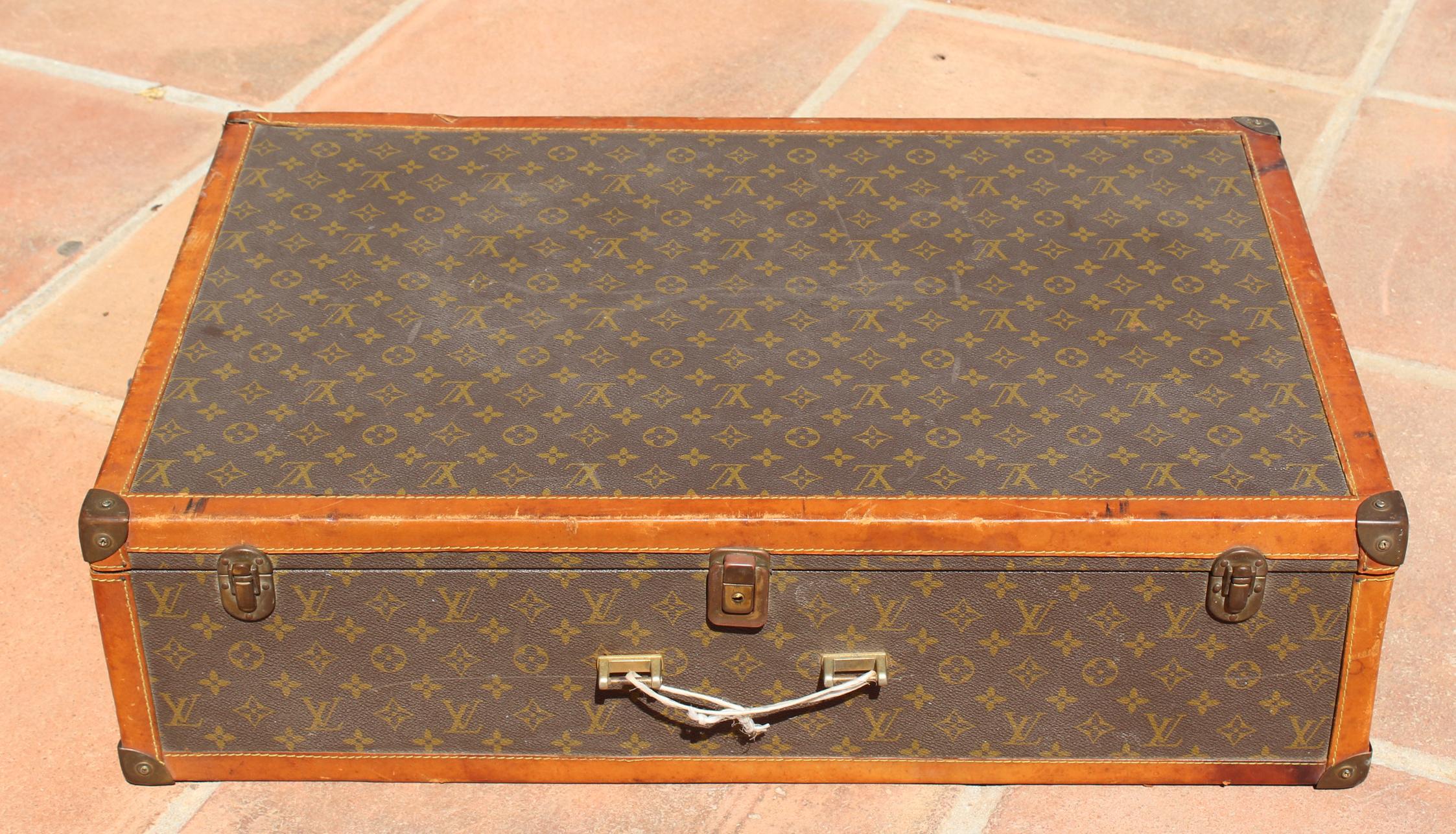 20th Century 1970s Louis Vuitton Trunk Suitcase