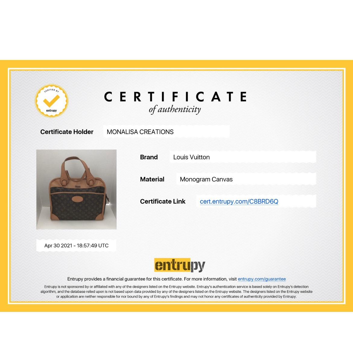 Bolso de mano con monograma de Louis Vuitton x French Luggage Co de los años 70 para Saks en venta 7