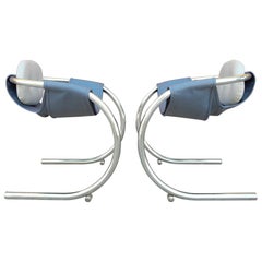 Sillas de salón de los años 70 por Byron Botker para Landes of California