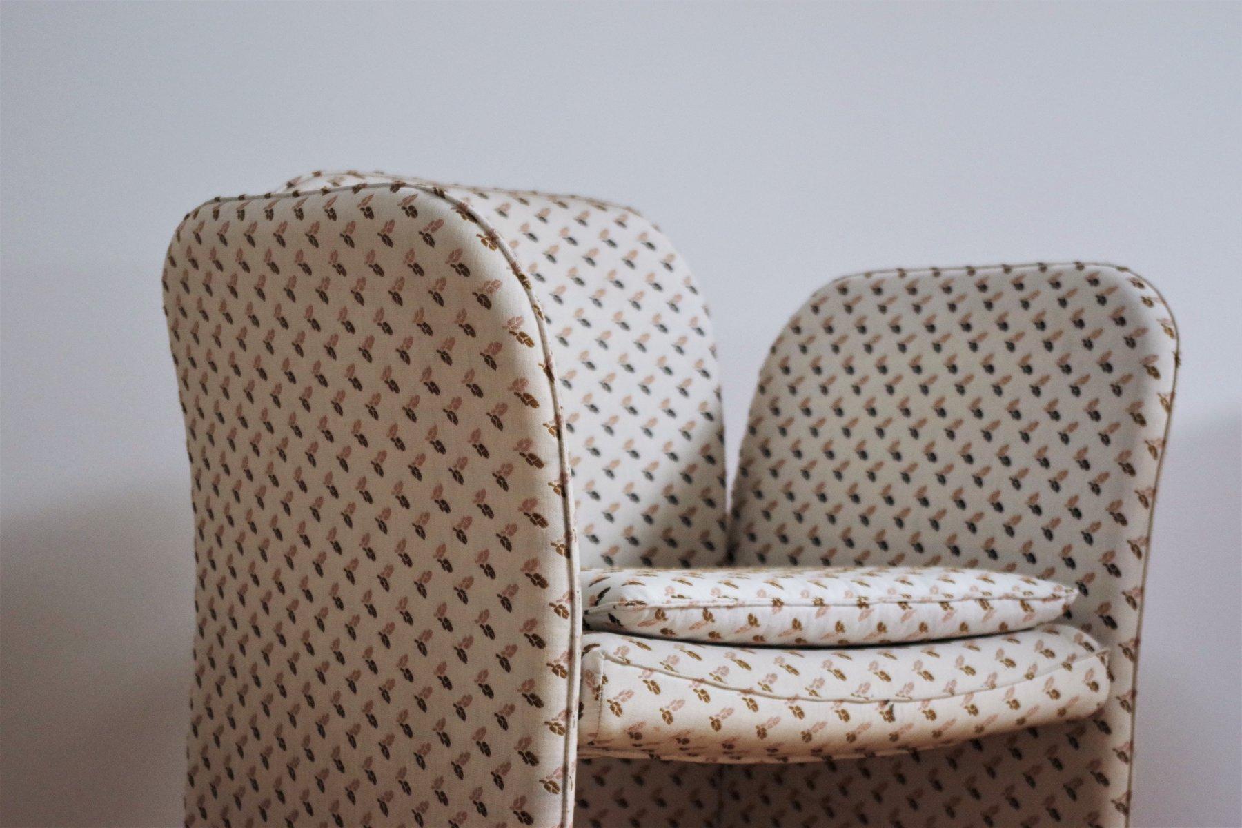 1970s Lounge Set in the Style of B&B Italia - 3 Armchairs and Coffee Table For Sale 4