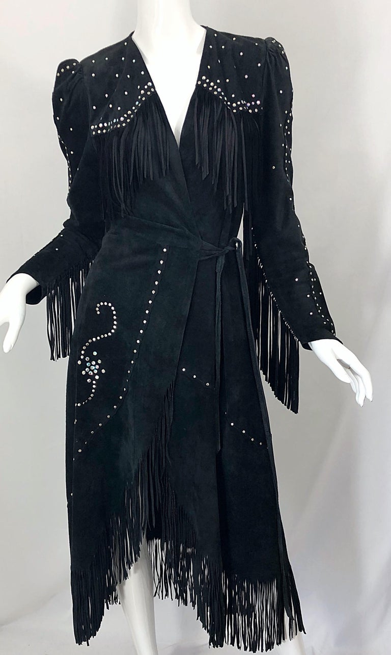 can i wear a little black dress to a wedding Lucky And Blessed Black Long Sleeve With Fringe Dress
