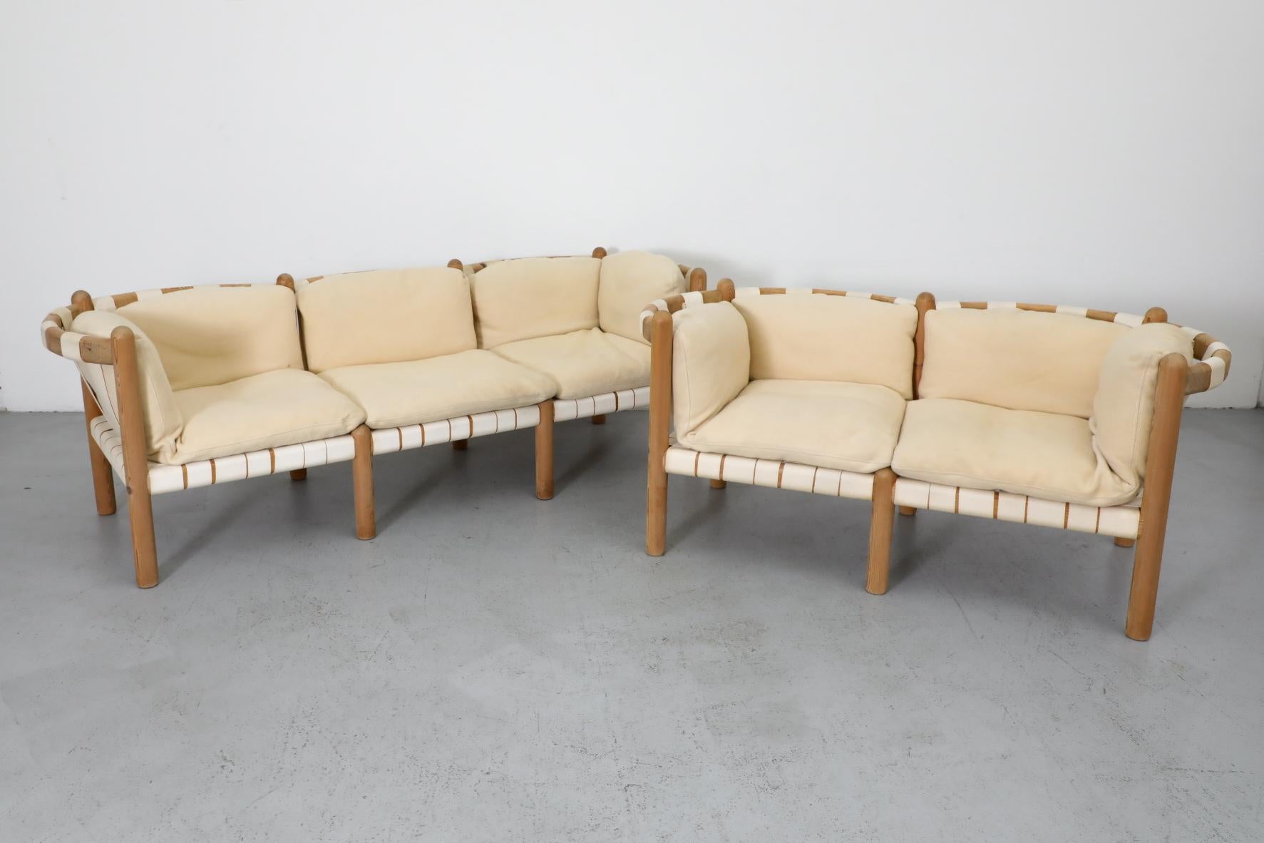 1970s Loveseat by Rainer Daumiller for Hirtshals Savvaerk, Denmark 13