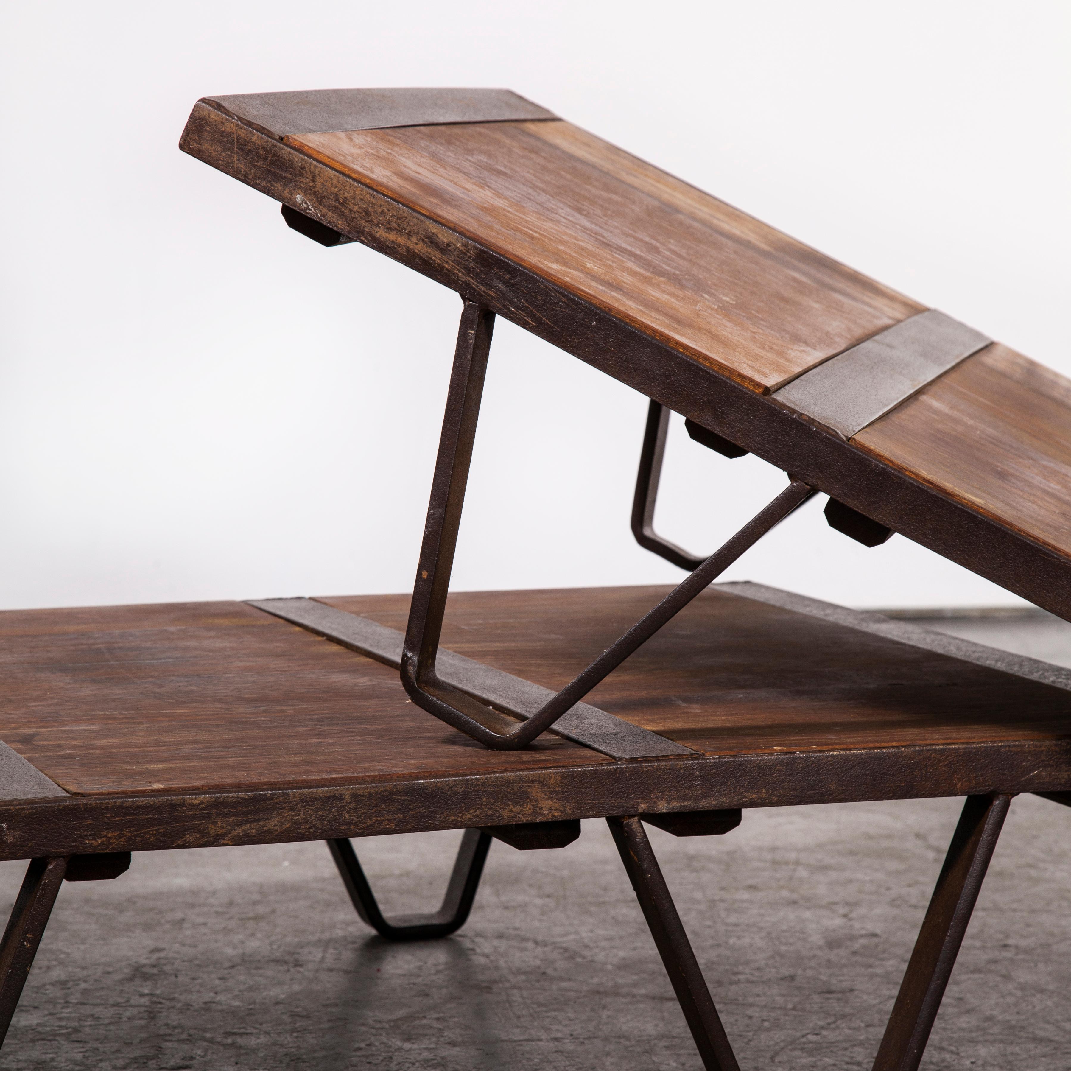 1970s Low Occasional Industrial Table, Coffee Table For Sale 5