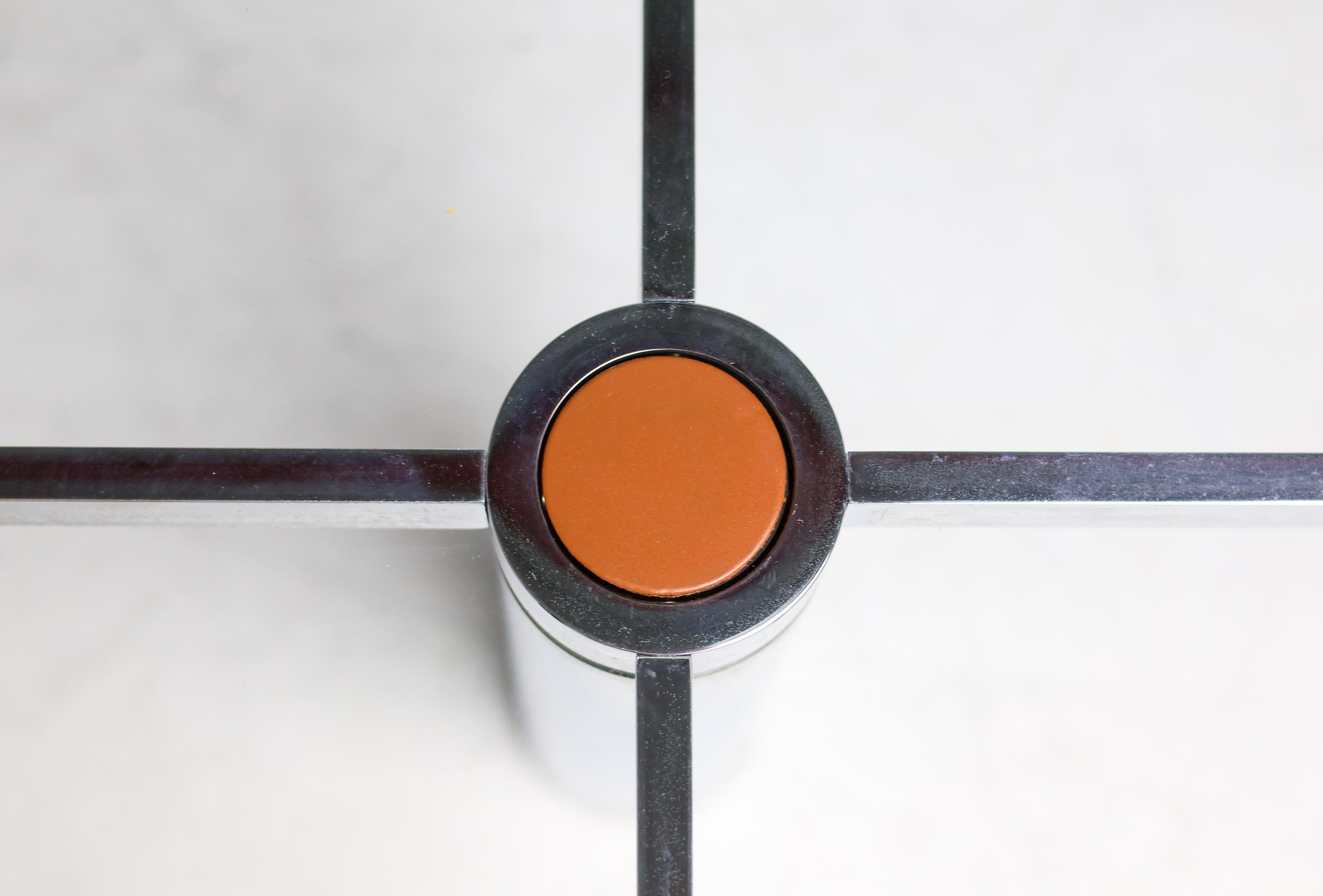 Glass 1970s Low Tables 'Andre' by Tobia Scarpa for Knoll International For Sale