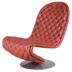 Lowback 1-2-3 Stuhl von Verner Panton für Fritz Hansen, Dänemark, 1970er Jahre