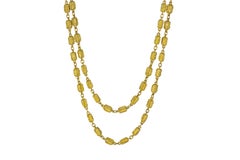 1970s Lucas Long Gold Nugget Link Chain