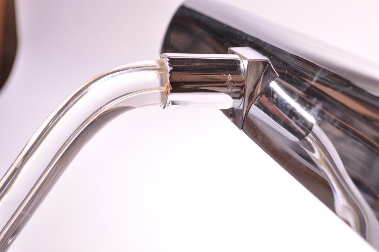 1970s Lucite and Chrome Desk Lamp by Peter Hamburger for Kovacs 8