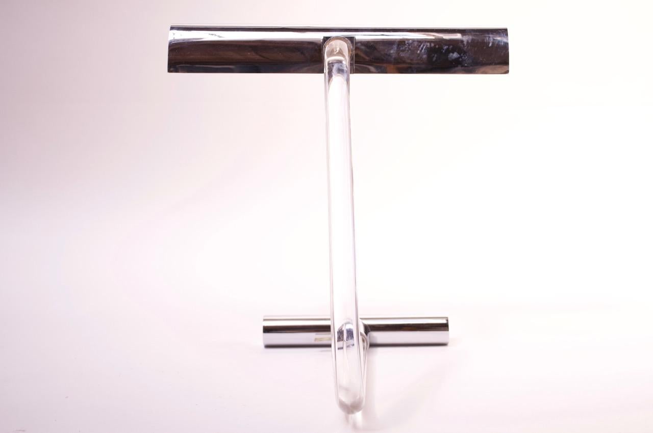 1970s Lucite and Chrome Desk Lamp by Peter Hamburger for Kovacs 2