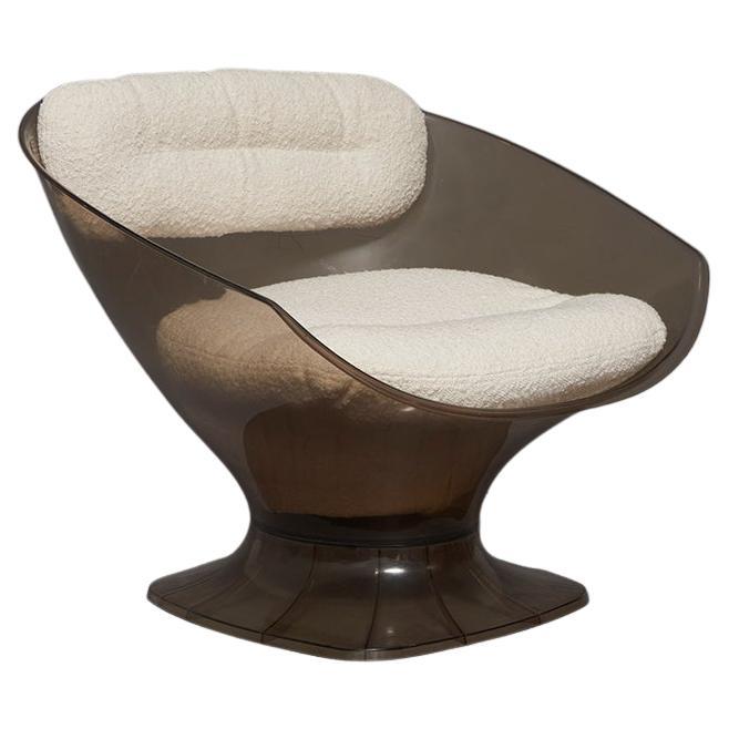 1970’s ‘’Lucite Pod’’ Lounge Chair by Raphael Raffel
