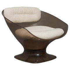 Fauteuil de salon Pod en lucite des années 1970 par Raphael Raffel