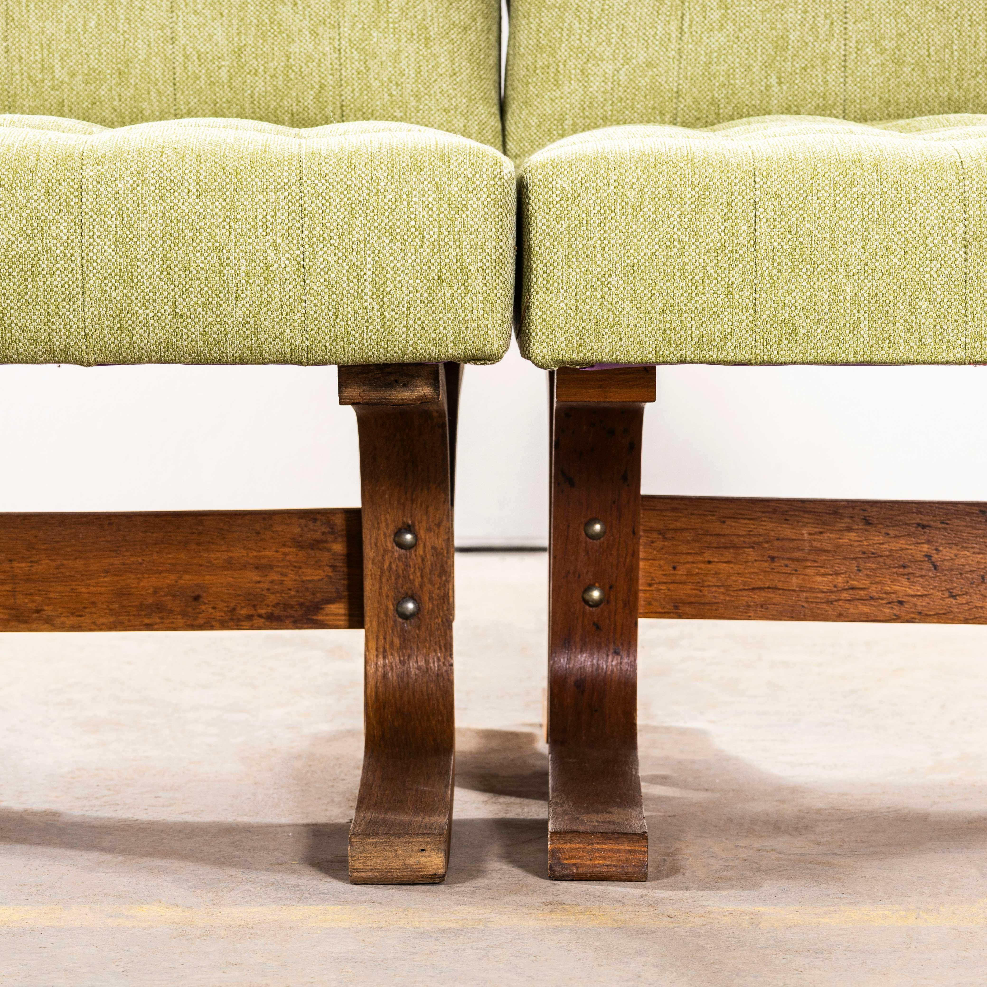 Textile Chaises d'appoint Bratislava des années 1970 Ludvik Volak Greene Greene Greene en vente