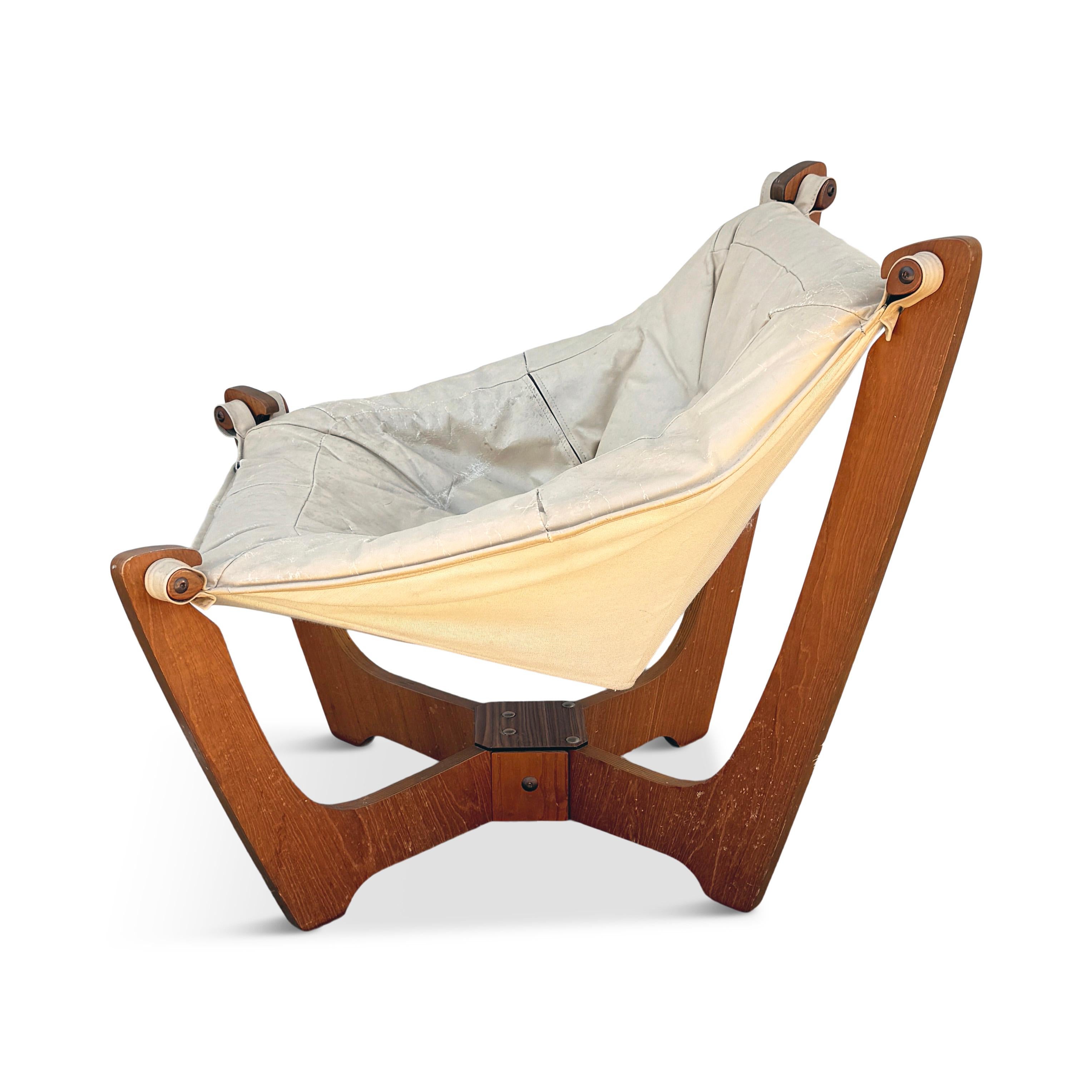 1970s Luna Lounge Chair by Odd Knutsen for Hjellegjerde Møbler 2
