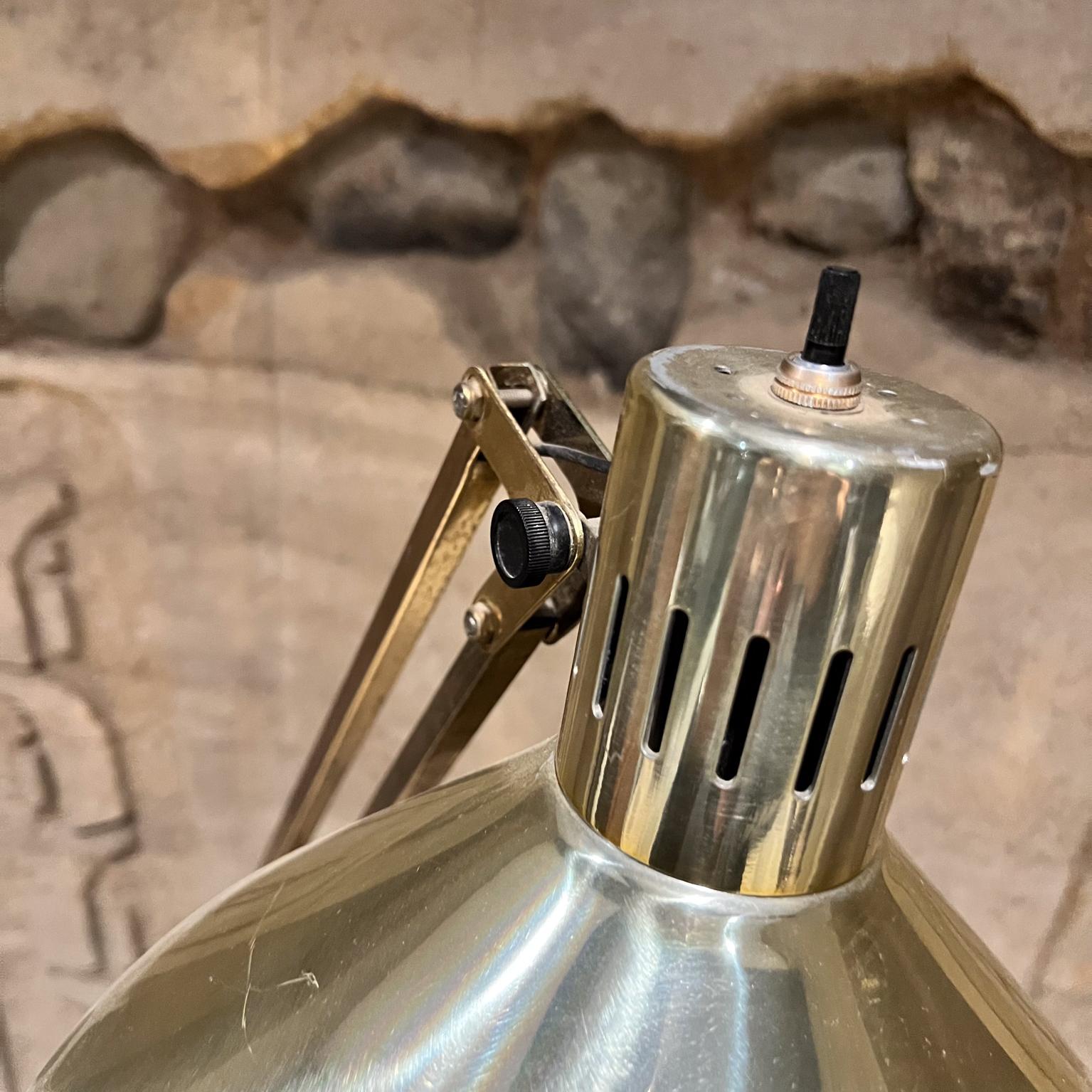 1970s Luxo XL Brass Floor Lamp Modern Articulating Light 3