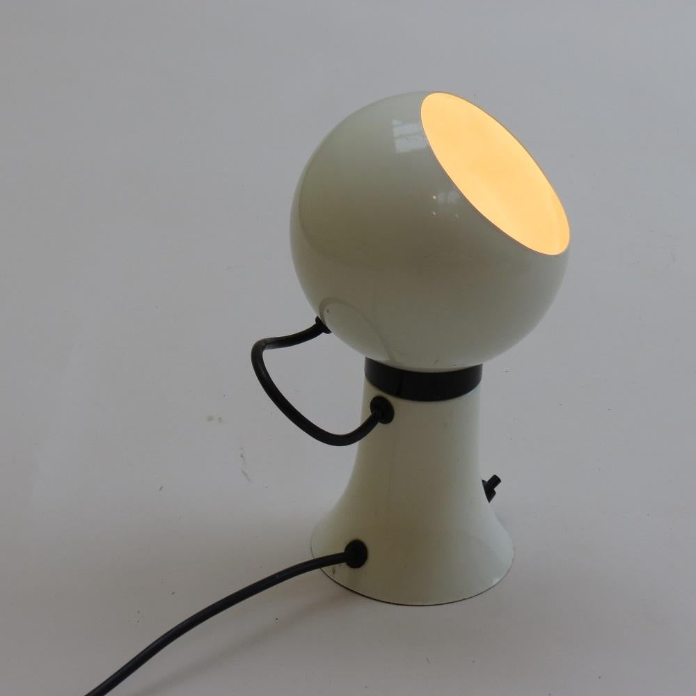 Mid-Century Modern 1970s Magna Spot Lamp by The Modern Lighting Co White Spot Midcentury White Des