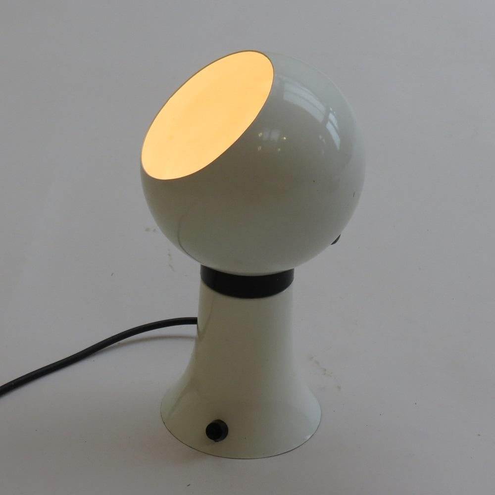 English 1970s Magna Spot Lamp by The Modern Lighting Co White Spot Midcentury White Des