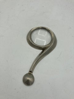 1970's magnifying glass in the style of Hermès