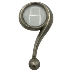 1970's magnifying glass in the style of Hermès