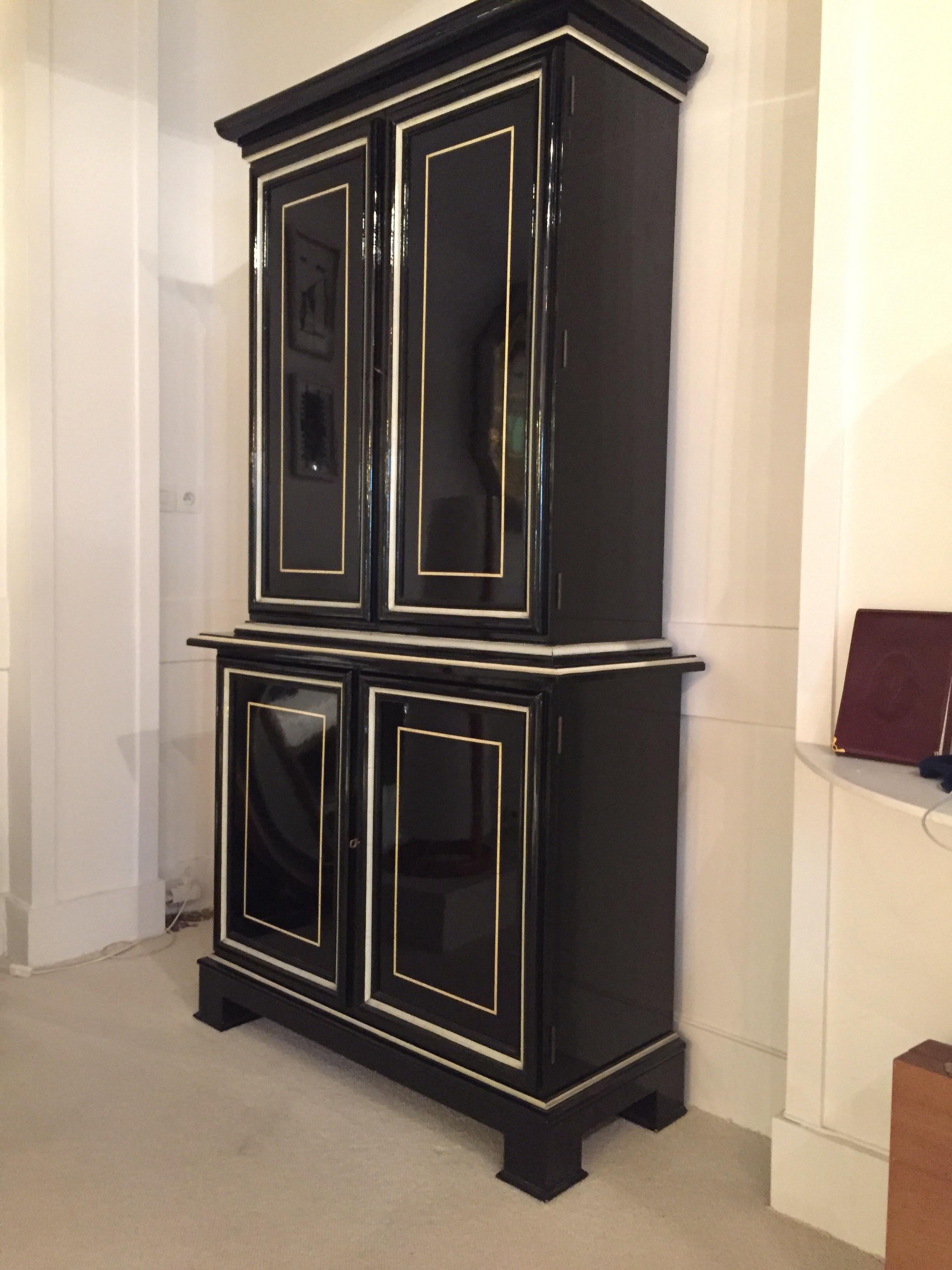 Neoclassical Revival 1970s Maison Jansen Cabinet