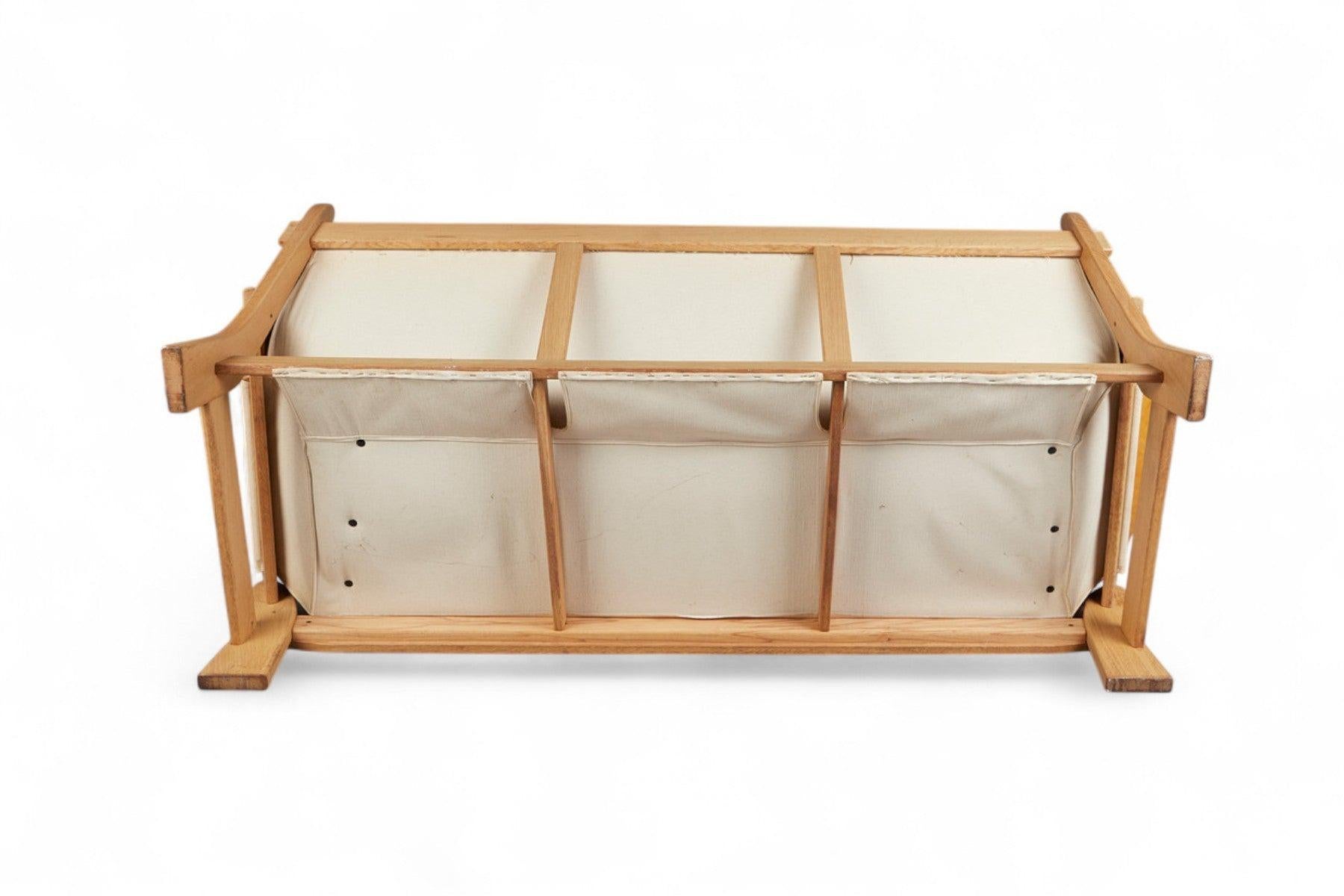 1970er Maison Regain Dreisitziges Sofa aus cognacfarbenem Leder im Zustand „Gut“ im Angebot in Berkeley, CA