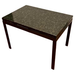 1970's Majestic Solid Patinated Bronze & Floating Granite Top Cocktail Table