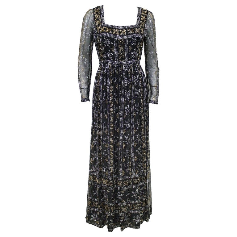 the dress starr formals Prettiest Early 1960s Malcolm Starr by Elinor Simmons Hand Beaded Pale –  Shrimpton Couture
