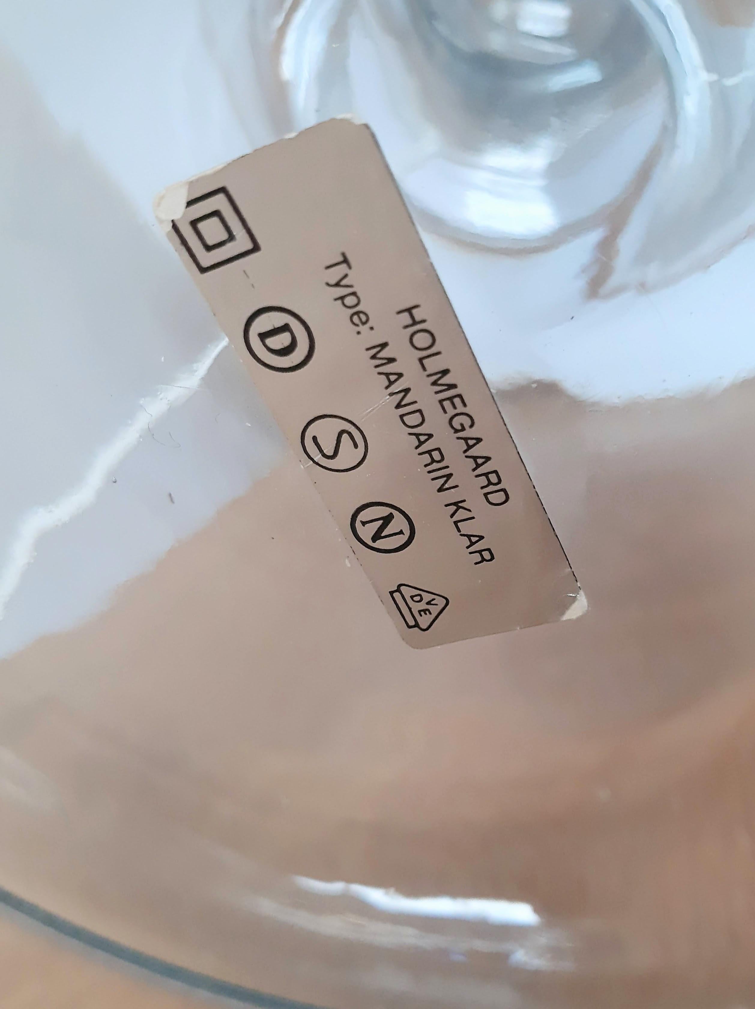 Lámpara de sobremesa de cristal transparente 