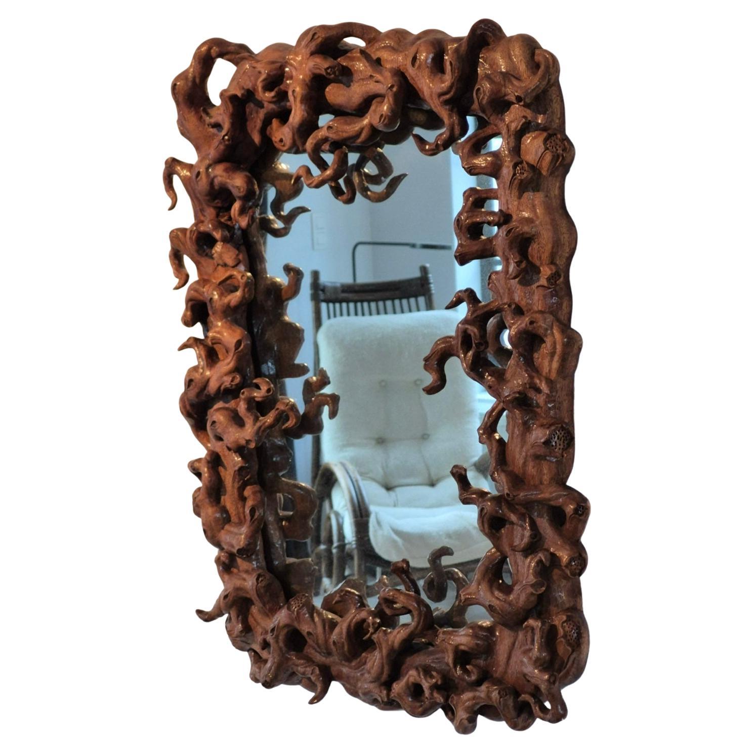 1970s mangrove mirror For Sale