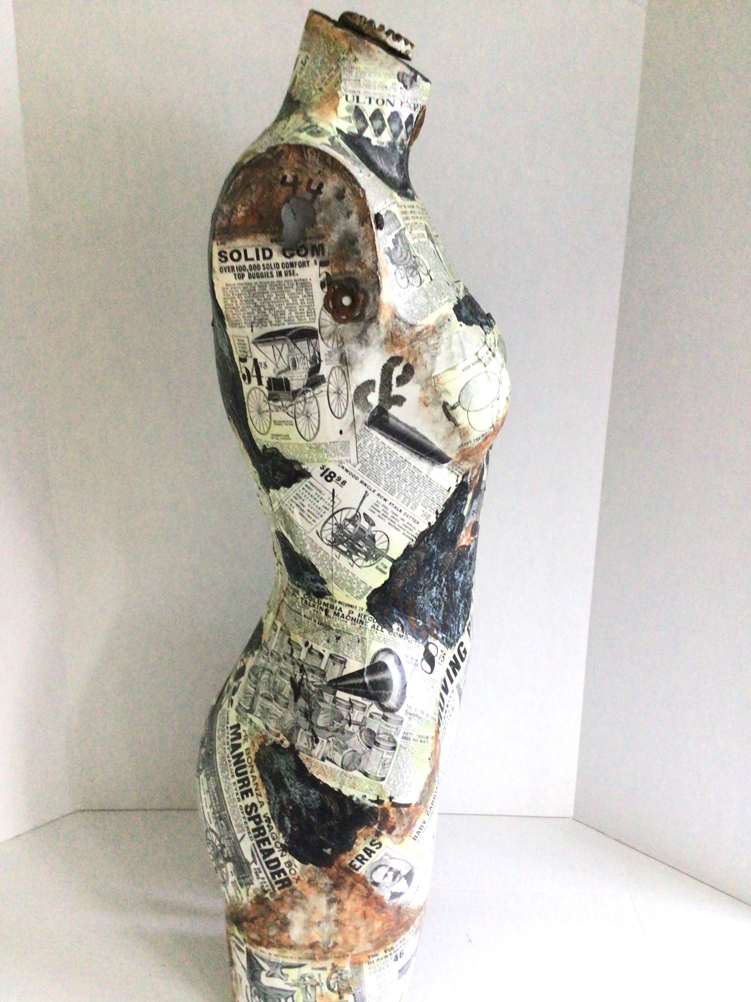 Fatto a mano Torso di manichino anni '70 Scultpure in vendita