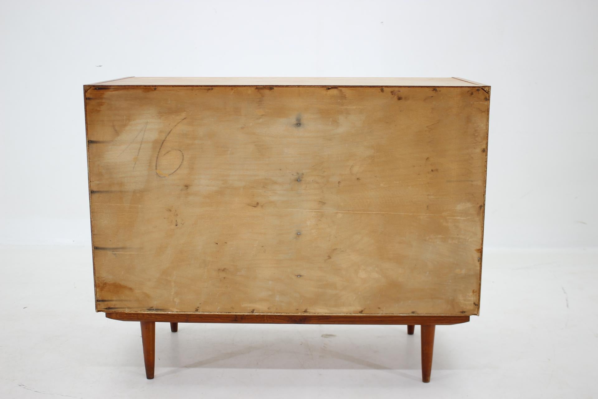 1970s Maple Cabinet or Chest Of Drawers, Czechoslovakia For Sale 13