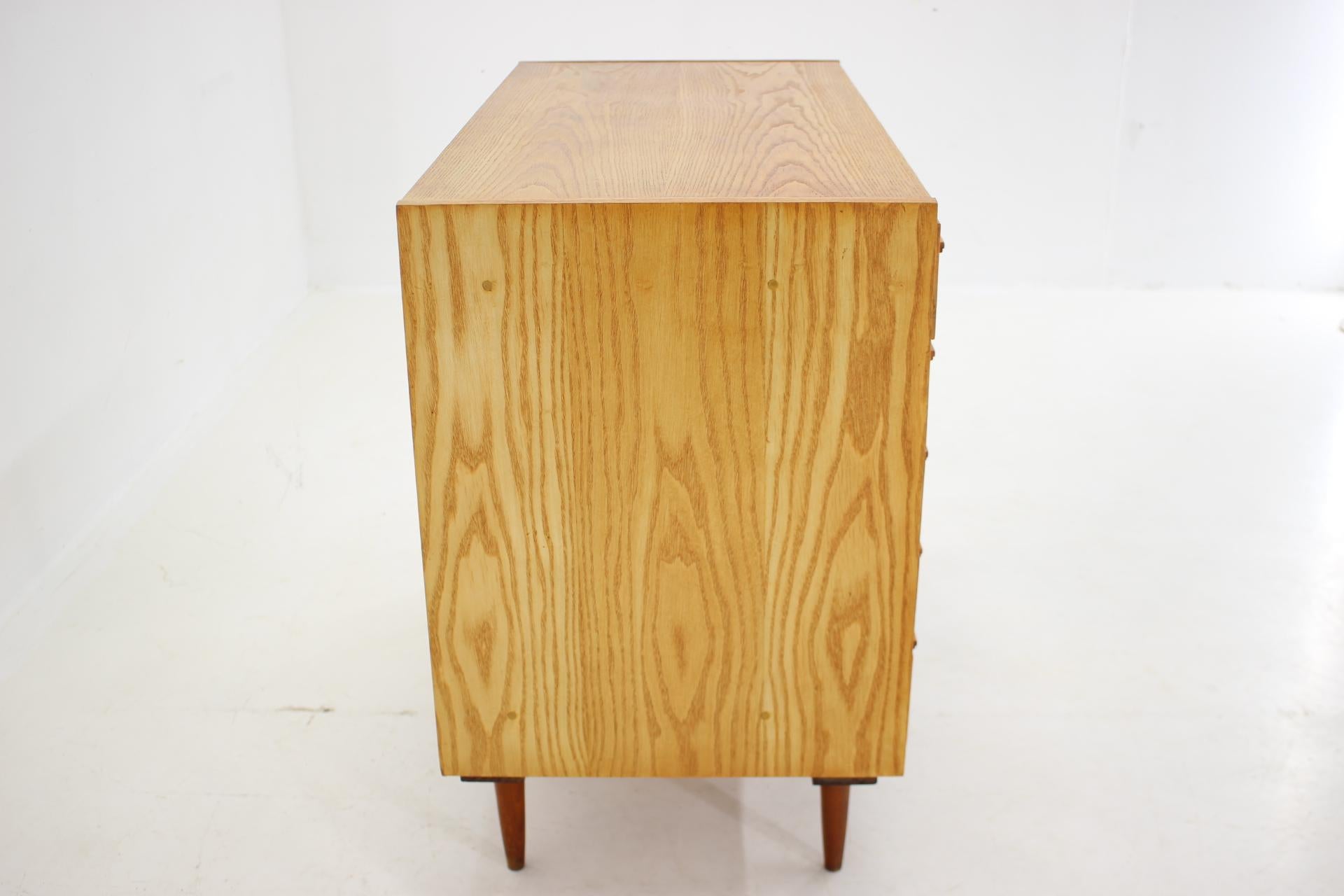 1970s Maple Cabinet or Chest Of Drawers, Czechoslovakia For Sale 2