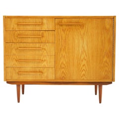 Retro 1970s Maple Cabinet or Chest Of Drawers, Czechoslovakia