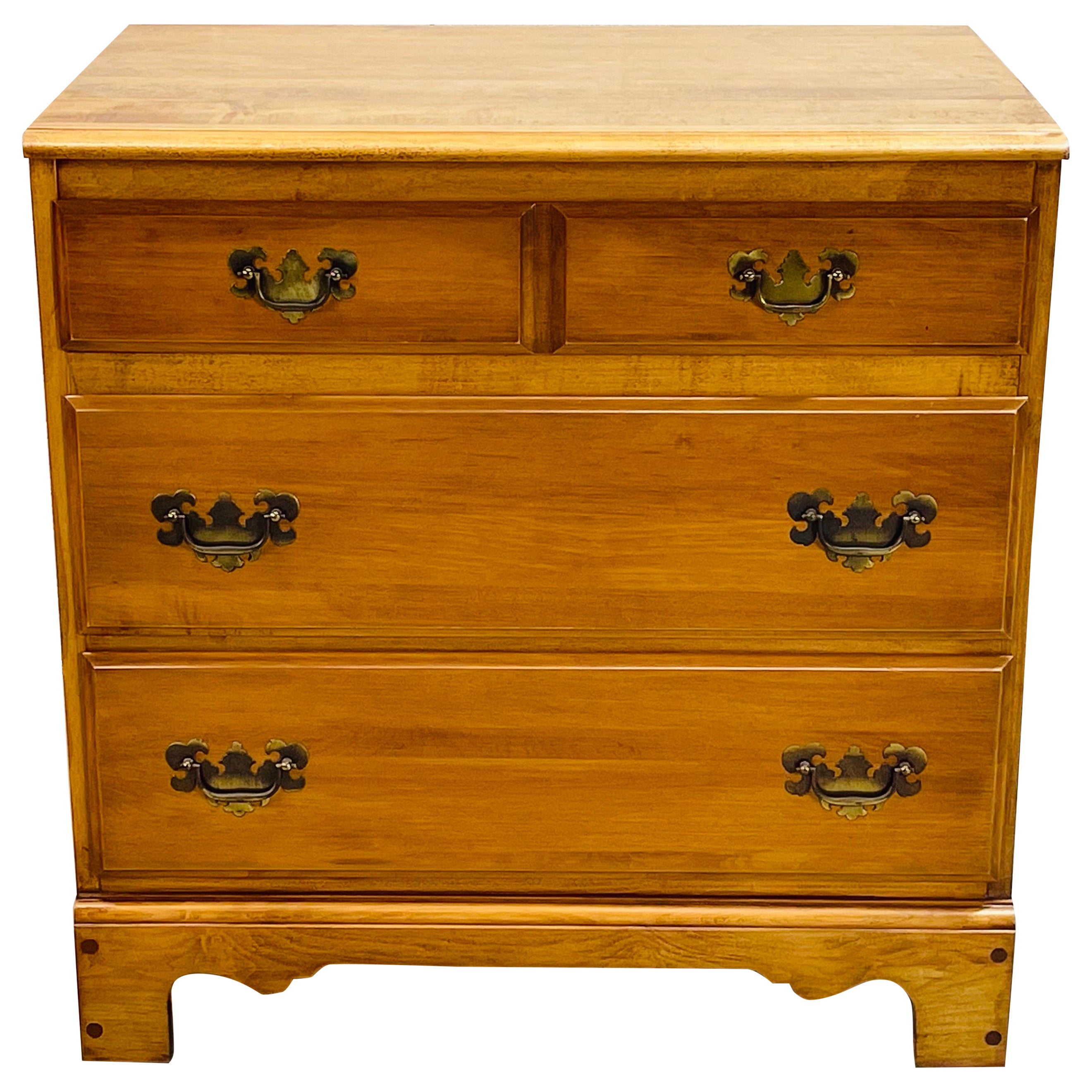 1970s Maple Wood Small Dresser