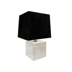 1970s Marble Cube Lamp
