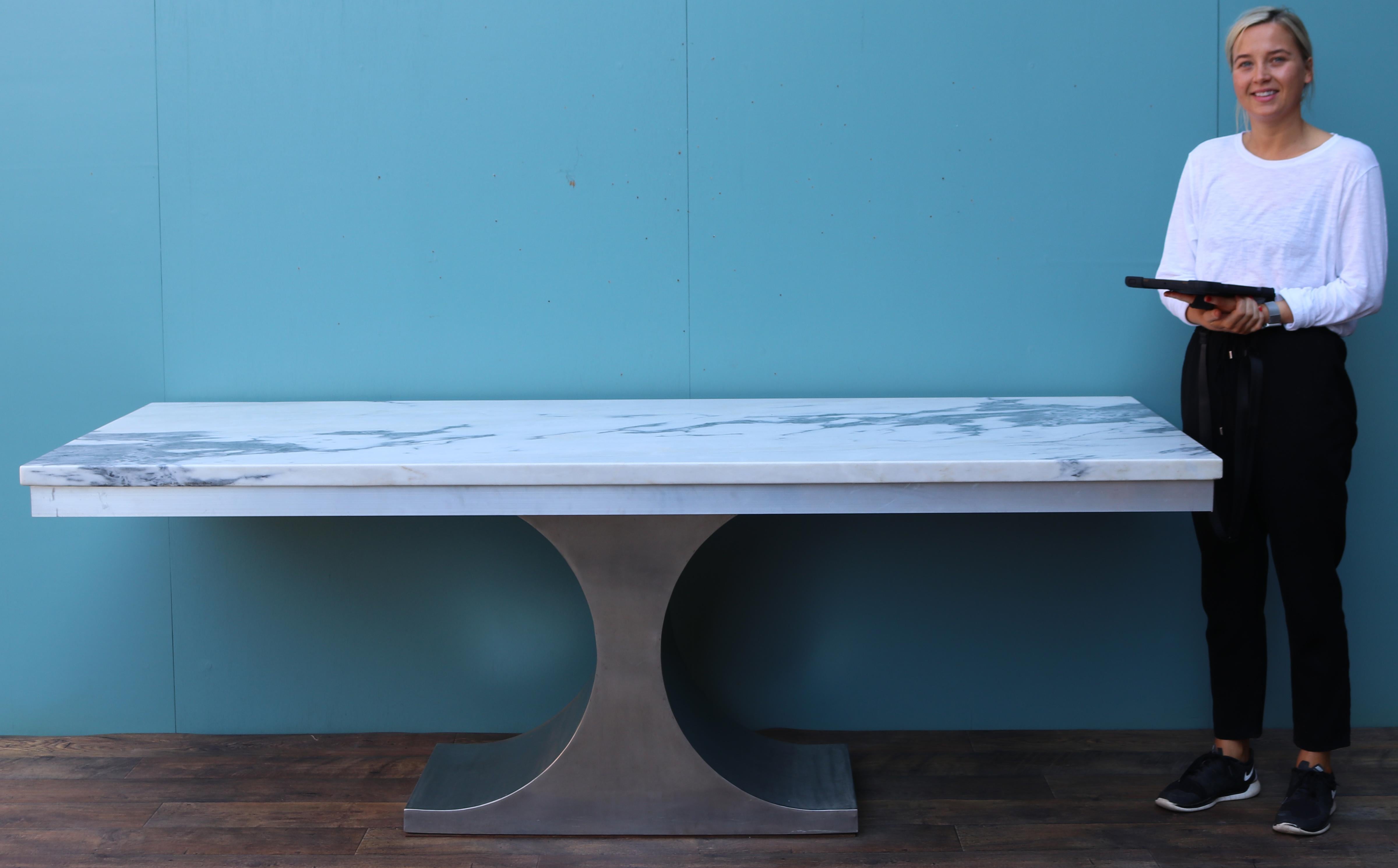 blue marble dining table
