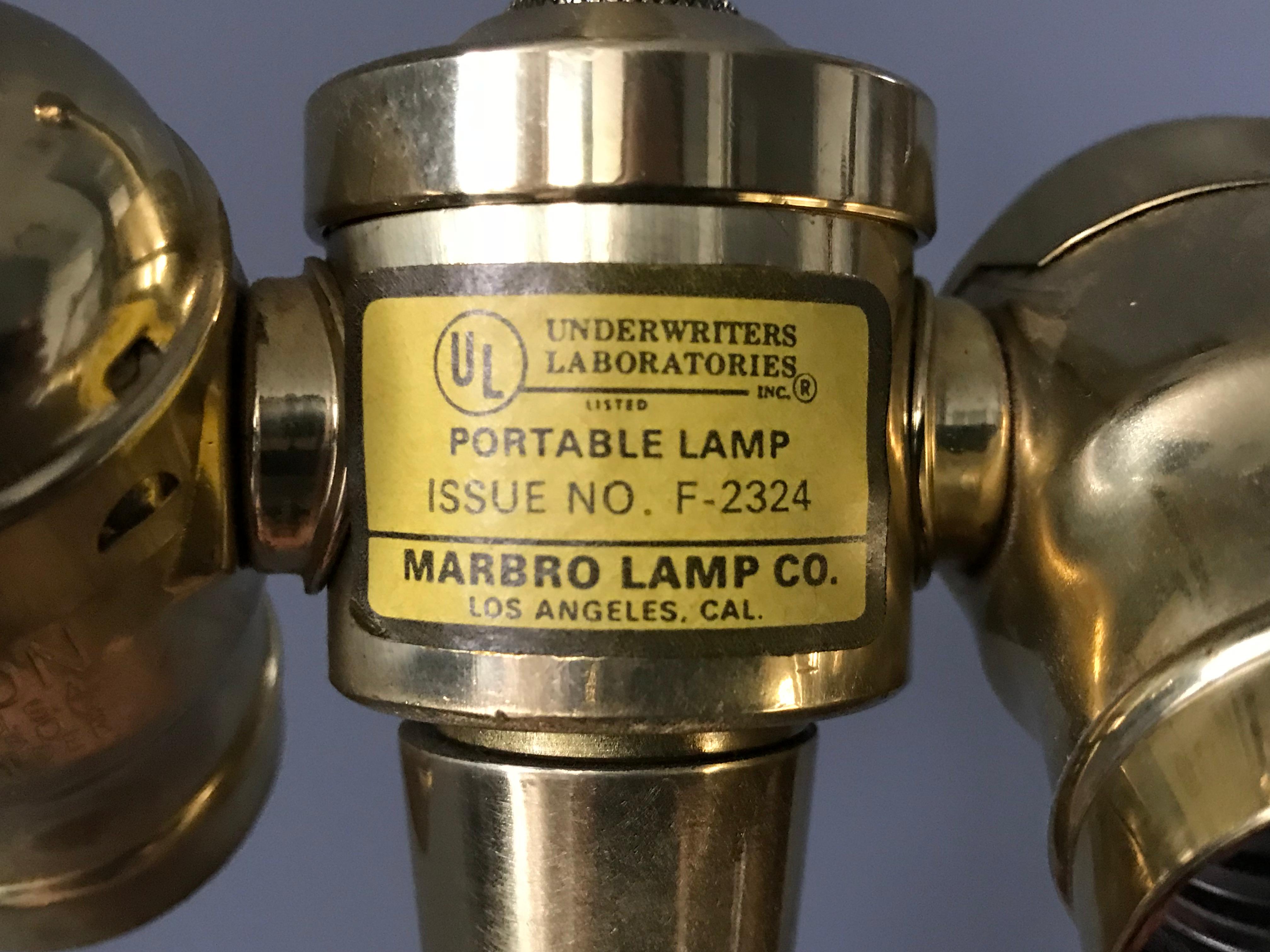 1970s Marbro Brass Urn Lamp 4