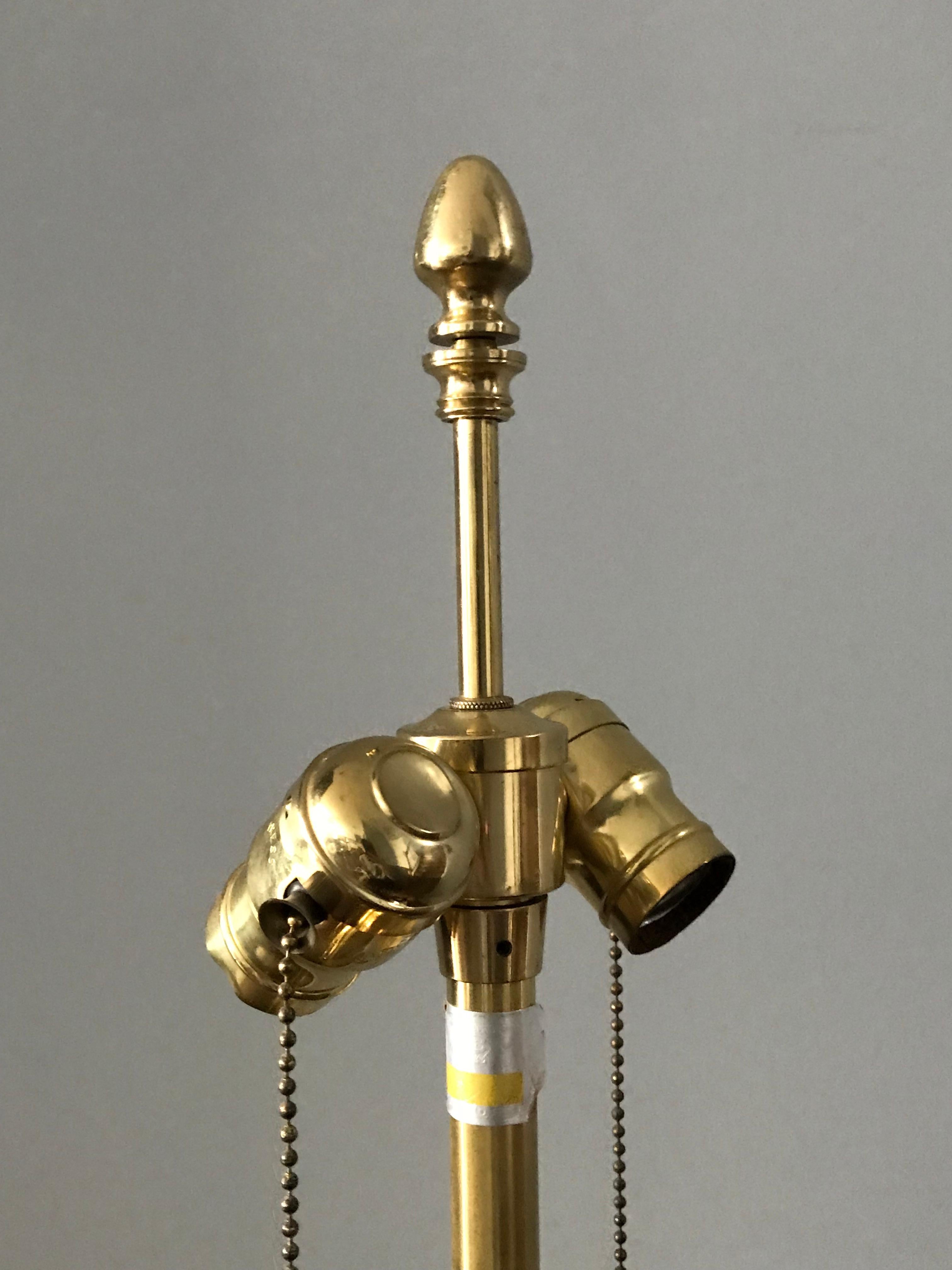 Hollywood Regency 1970s Marbro Brass Urn Lamp