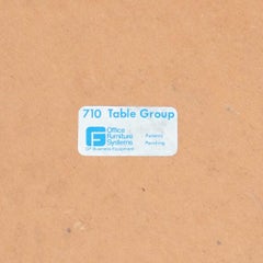 1970s Marcel Breuer B10 Laminate & Steel Dining Table by General Fireproofing Co