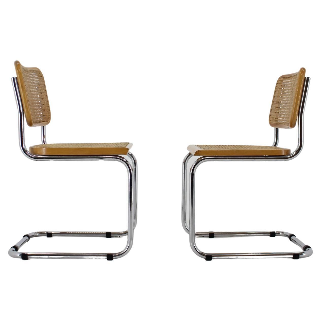 1970s, Marcel Breuer "Cesca" Chair, Italy, Set of 2