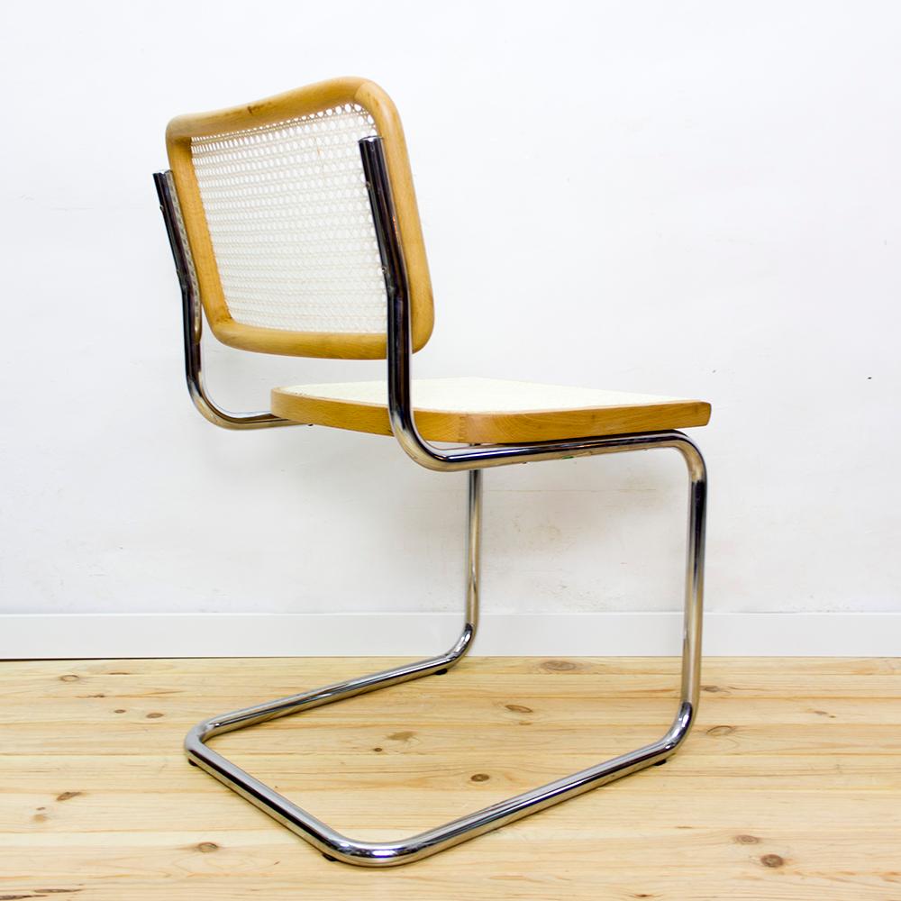 1970s Marcel Breuer for Cidue B32 Cesca Chairs, Set of 6 For Sale 3
