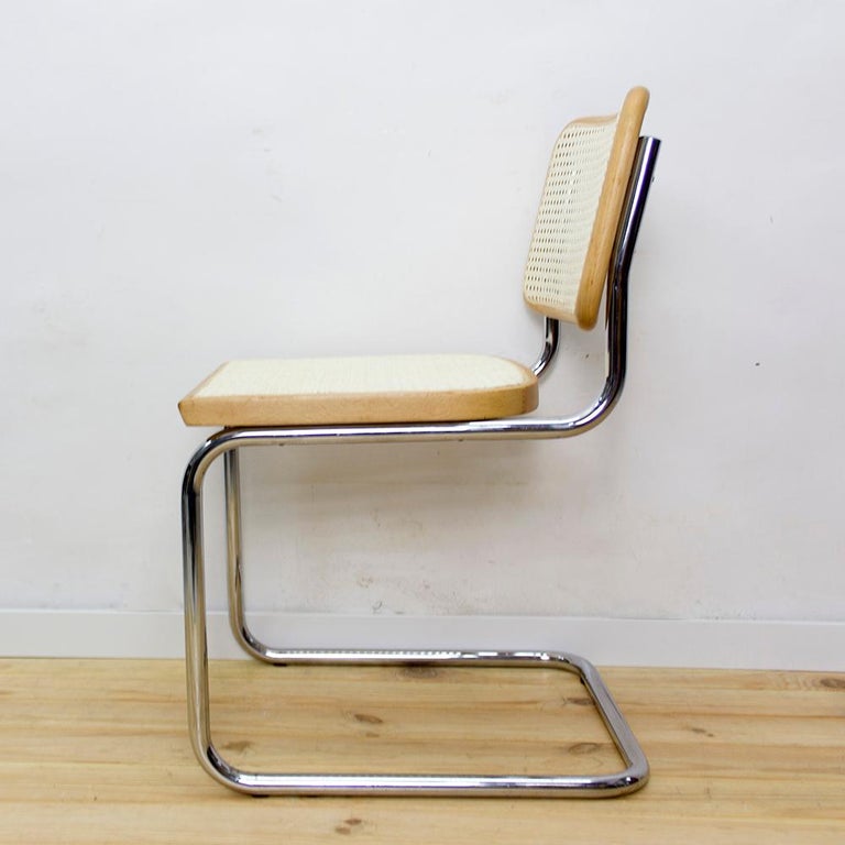 1970s Marcel Breuer for Cidue B32 Cesca Chairs, Set of 6 In Excellent Condition For Sale In Barcelona, Barcelona