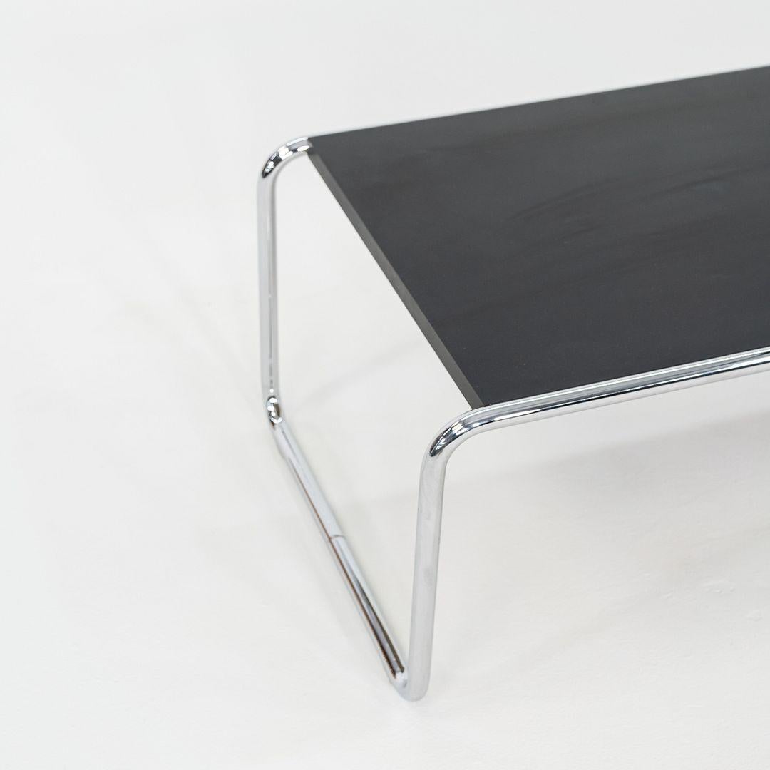 1970s Marcel Breuer for Knoll Laccio Coffee Table in Black im Angebot 4